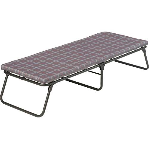 Folding Steel Camp Cot with Mattress Pad U2364