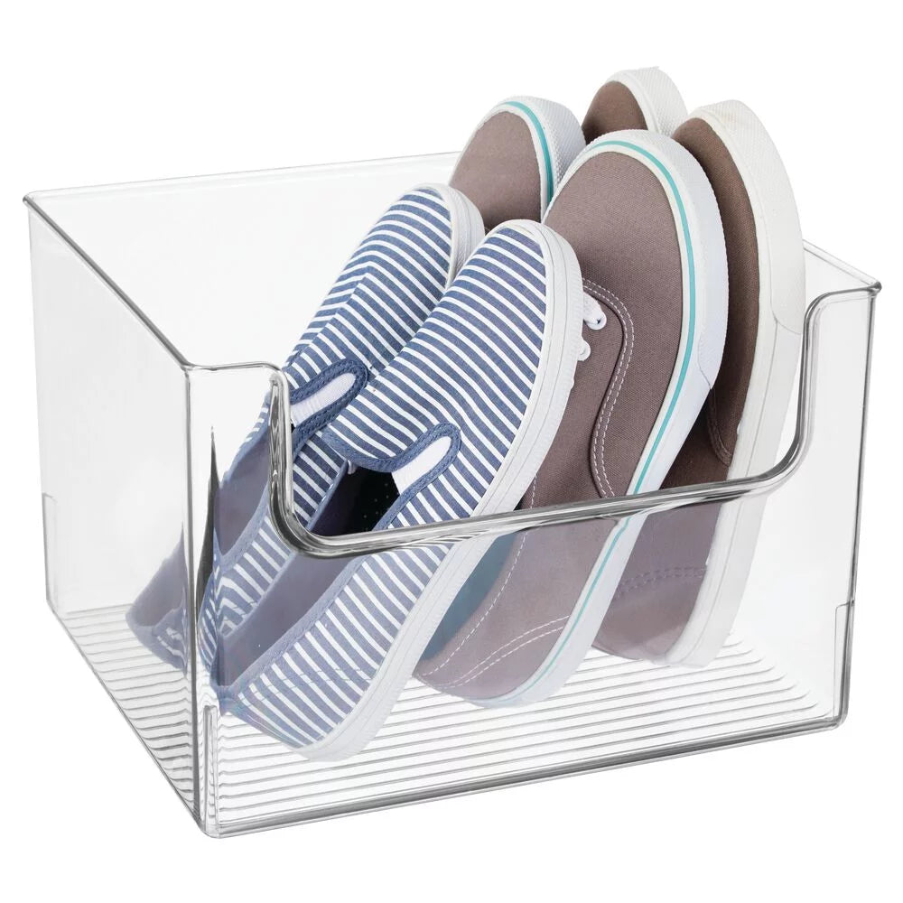 Clear Plastic Storage Organizer Bin 8 Pack M3790