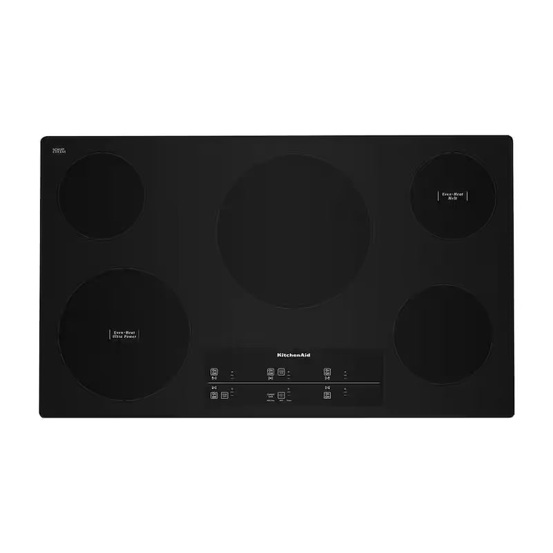 Black 36 in. 5 Element Electric Cooktop C1655