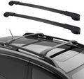 Roof Rack Cross Bars Pair Set Aluminum Black F596734