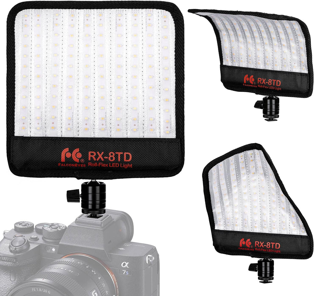 Foldable LED Light Panel Kit 5600K CRI95 Splash-Proof R4772