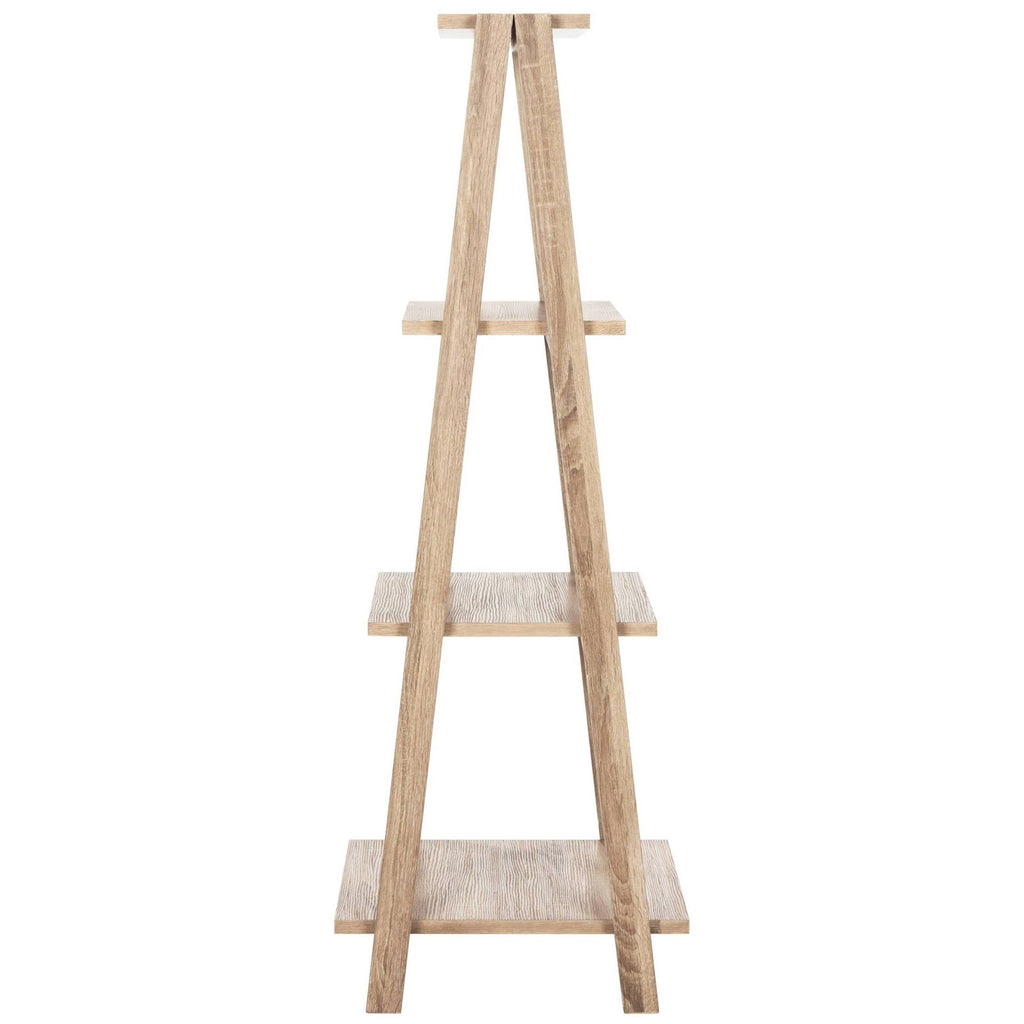 Retro Scandinavian Three Tier Shelf Light Grey R54497