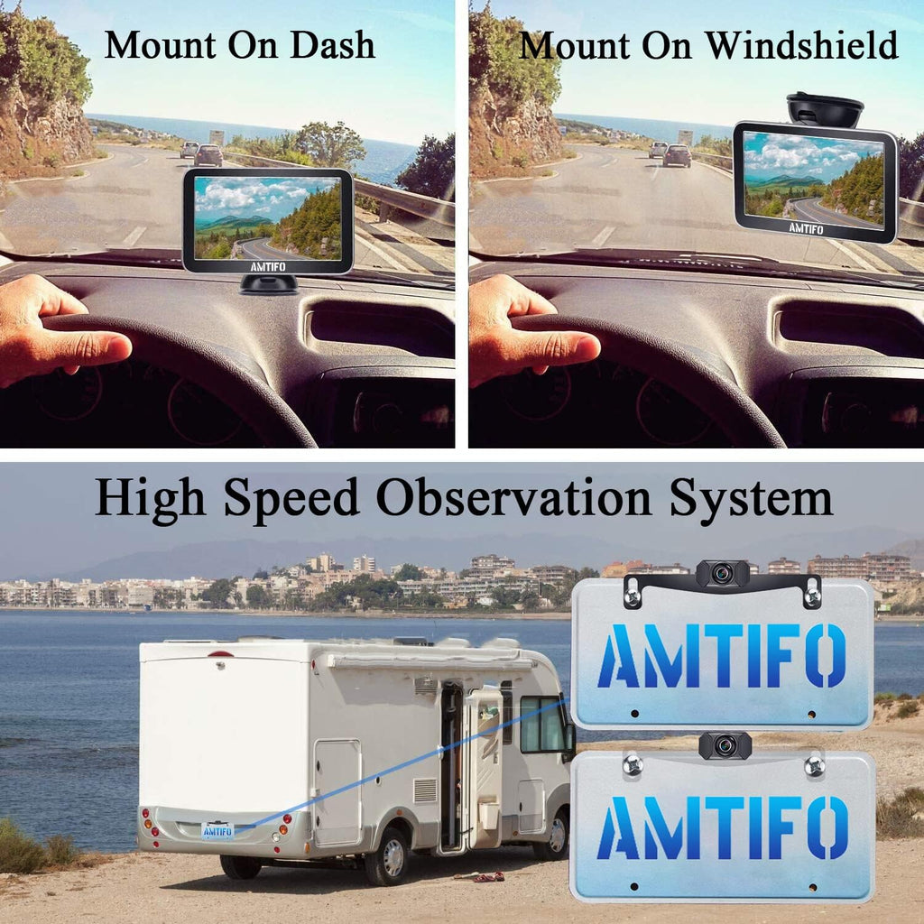 7 Inch Wireless Backup Camera with Monitor Kit B2235