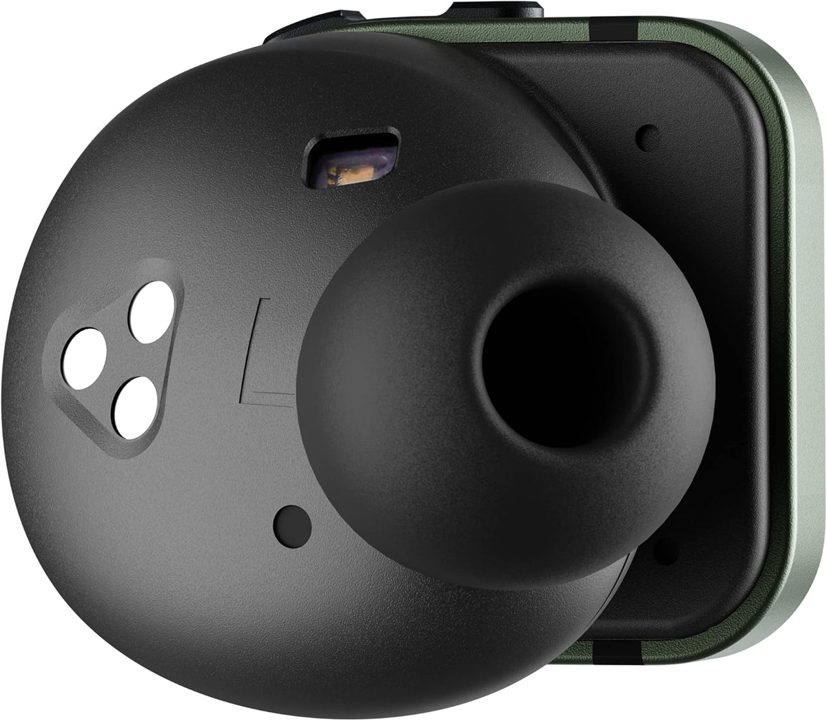 Blue Sapphire Glass Black Case Noise-Cancelling True Wireless Earphones O541