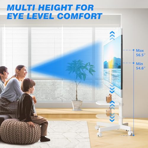 Rolling TV Stand with Shelf for 23-65 inch TVs R579