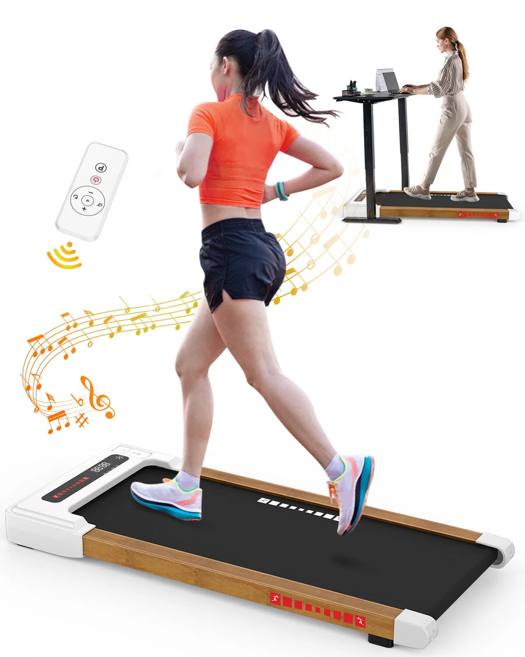 2.5HP Under Desk Electric Treadmill Y47196