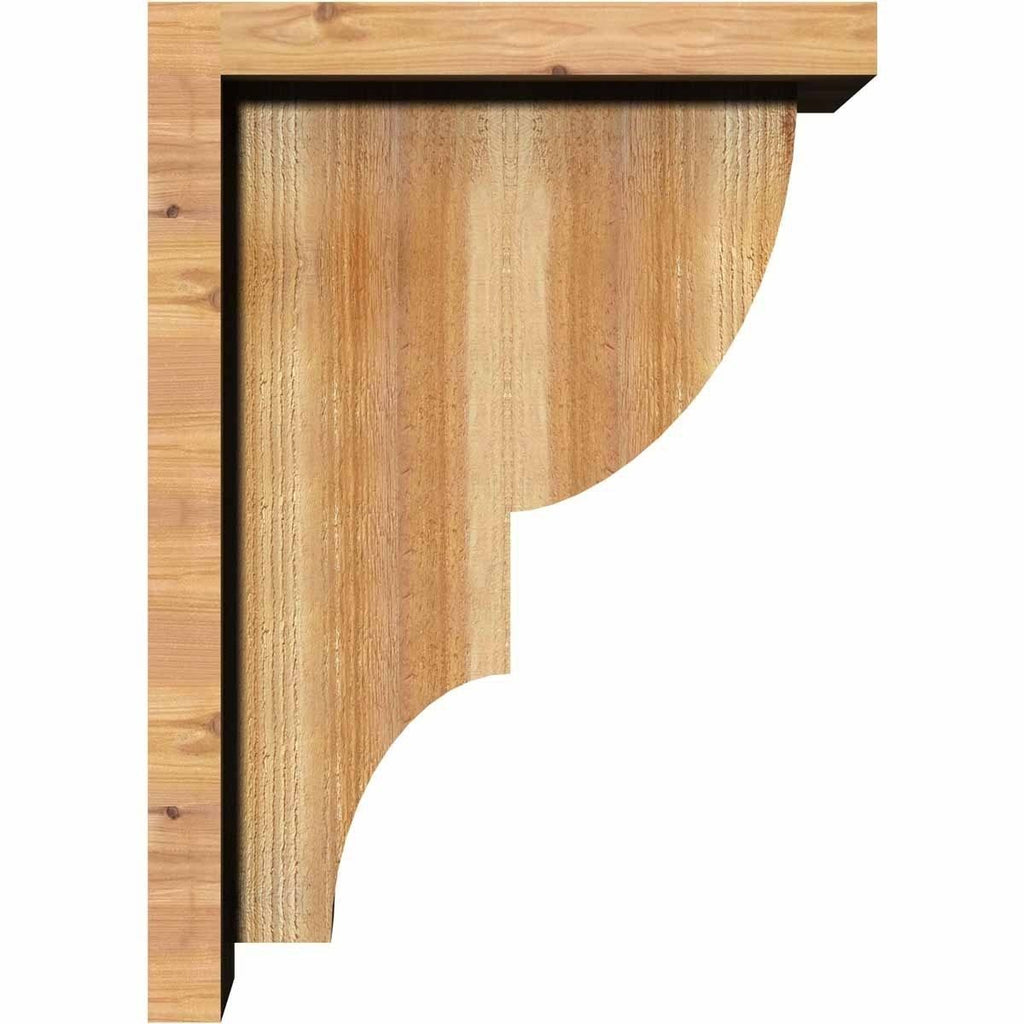 Ridgewood Rough Sawn Corbel with Backplate, Western Red Cedar S924130