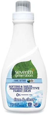 Free & Clear Liquid Fabric Softener, 32oz, Pack of 2 J55454