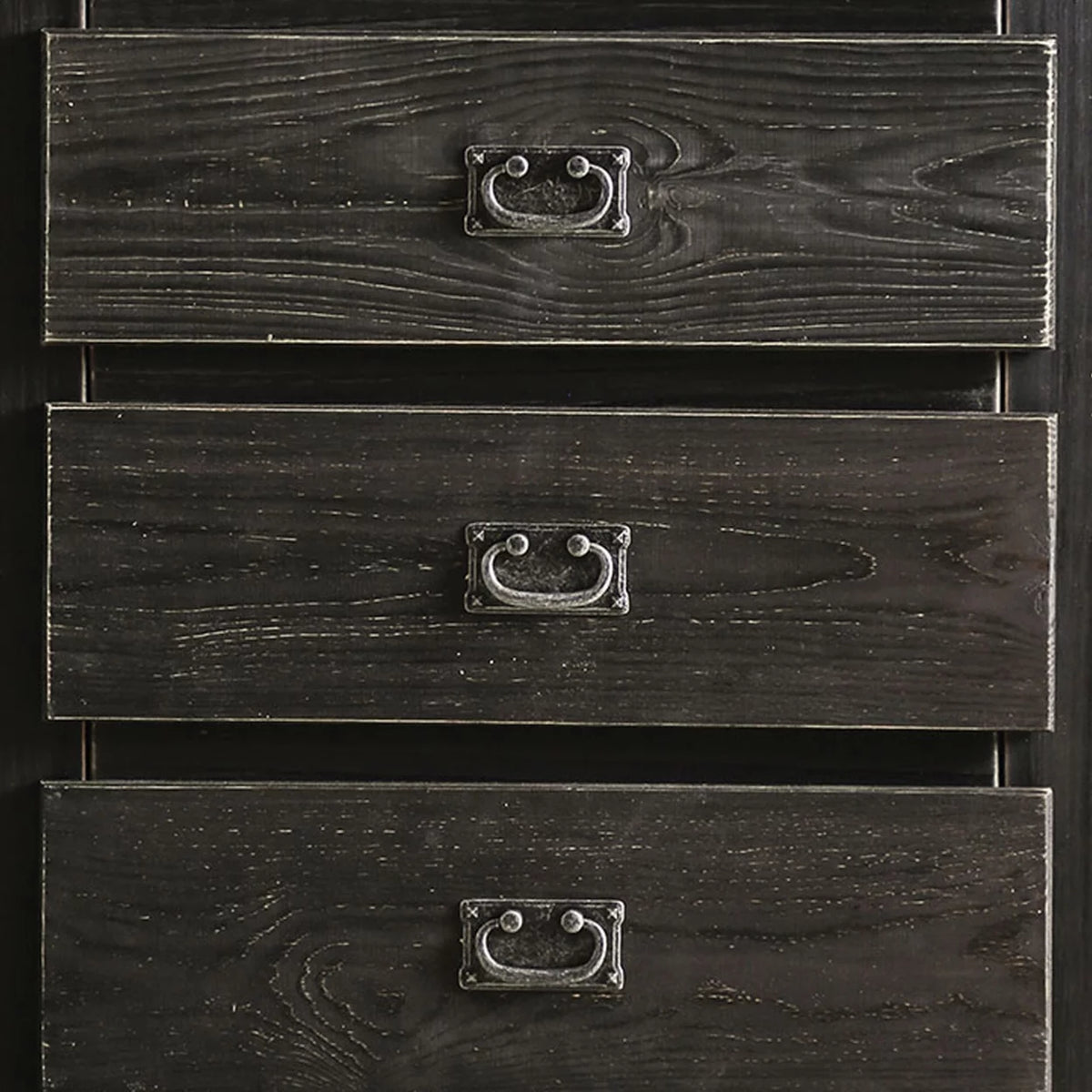 5 Drawer Wooden Chest with Bail Pulls F96081