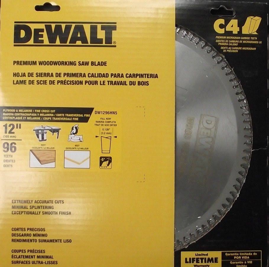 12x22 x 96 Tooth Ply & Melamine Circular Saw Blade W847143