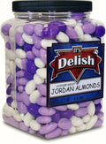 Lavender Purple & White Jordan Almonds 3.5 LBS Vegan & Kosher B37731
