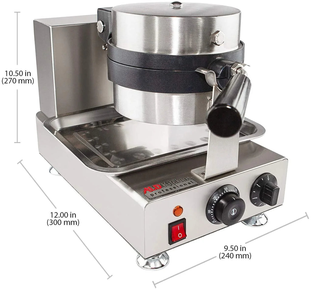 Rotating Nonstick Waffle Iron D60642