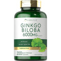 Ginkgo Biloba Capsules 6000mg 200 Count Supplement X45992