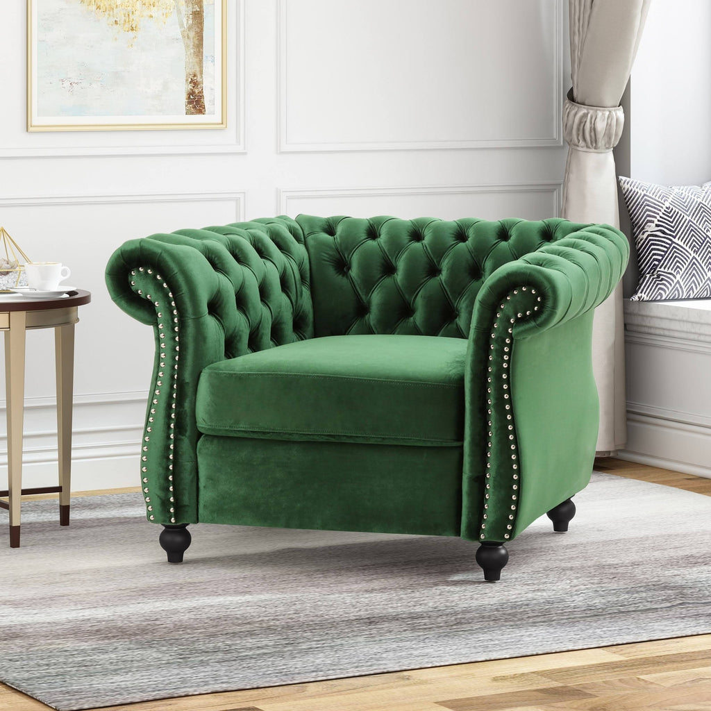 Chesterfield Club Chair Beige I267