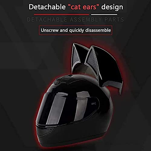 Cat Ear Flip-Up Motorcycle Helmet DOT Certified C8263