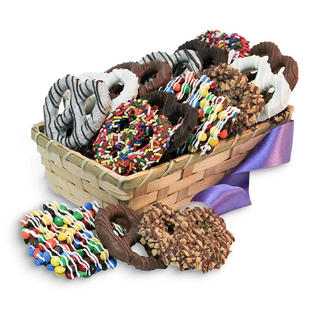 Gourmet Chocolate Covered Pretzel Twists J935