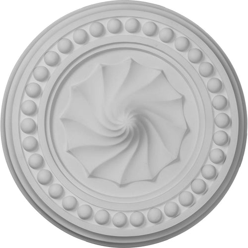 15 3/4 inch x 2 inch Ceiling Medallion Hand-Painted Flash Blue M934158