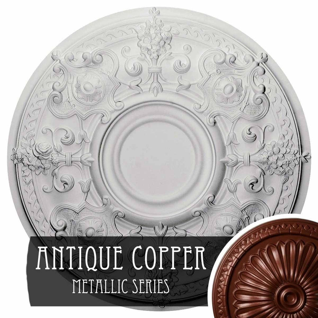 28 1/8x22OD x 1 3/4x22P Ceiling Medallion F9674