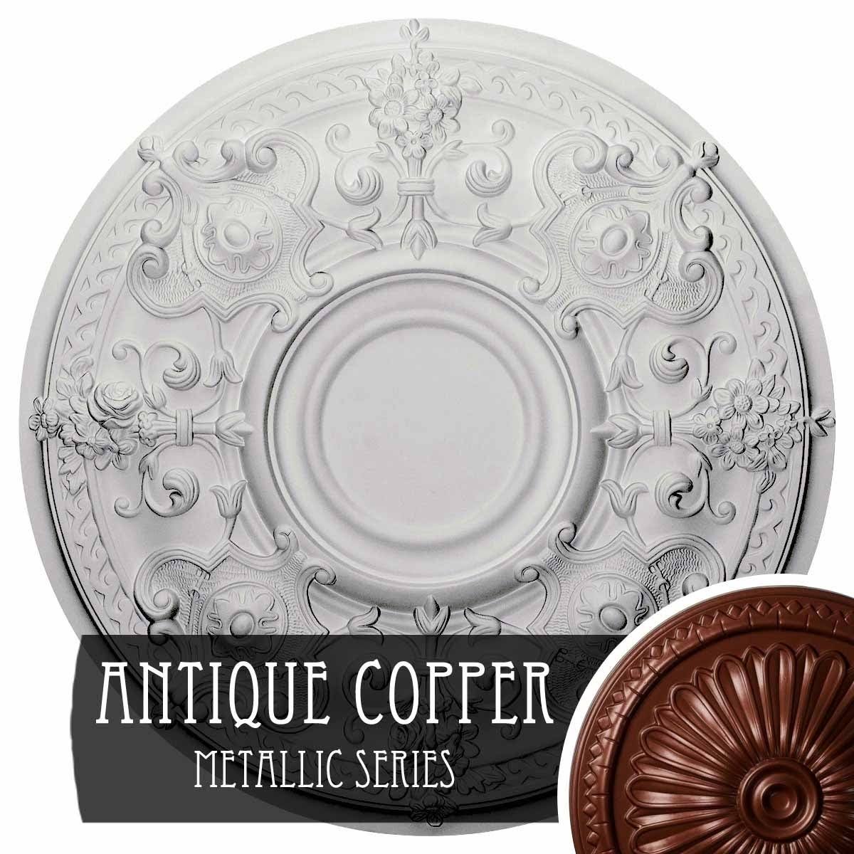 28 1/8x22OD x 1 3/4x22P Ceiling Medallion F9674