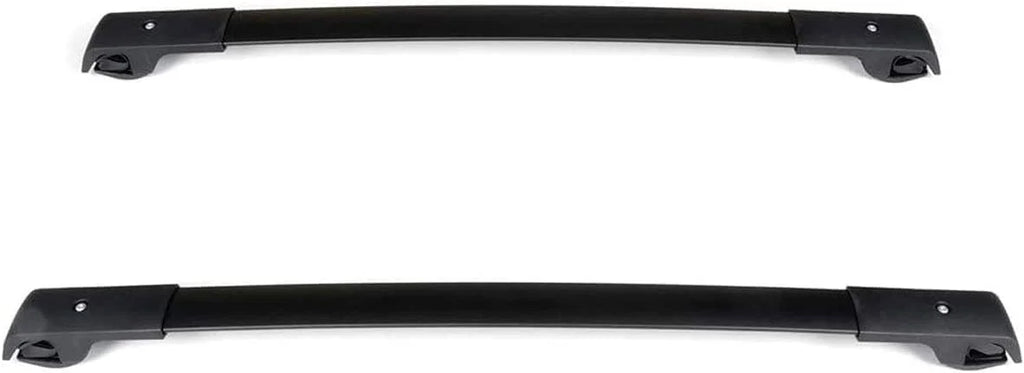 Roof Rack Cross Bars Pair Set Aluminum Black F596734
