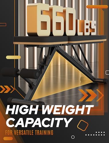 660 LBS Capacity Incline Decline Weight Bench U457