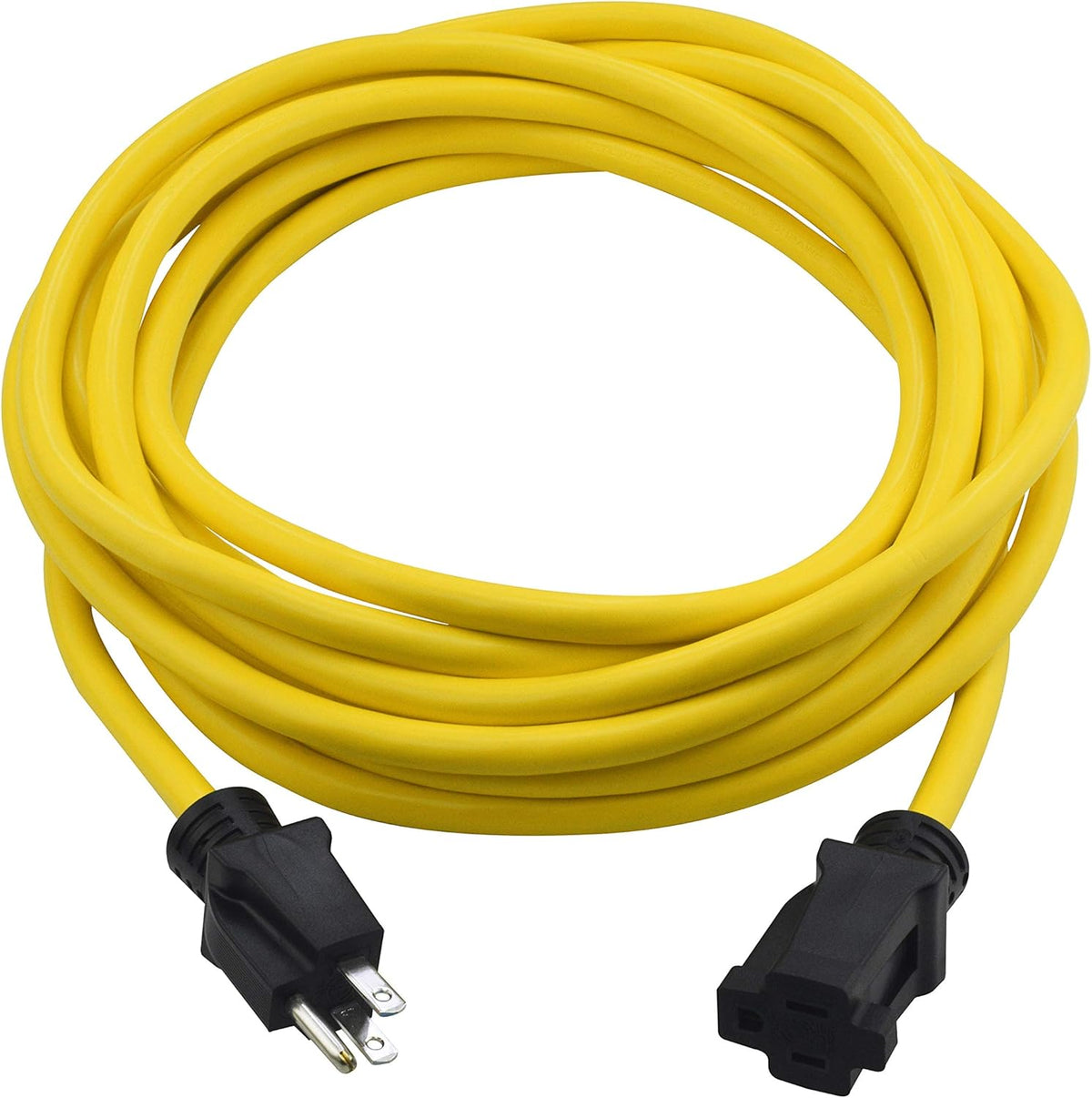 50 ft 12/3 SJTW Heavy Duty Outdoor Extension Cord with 5 Outlet Adapter T89817
