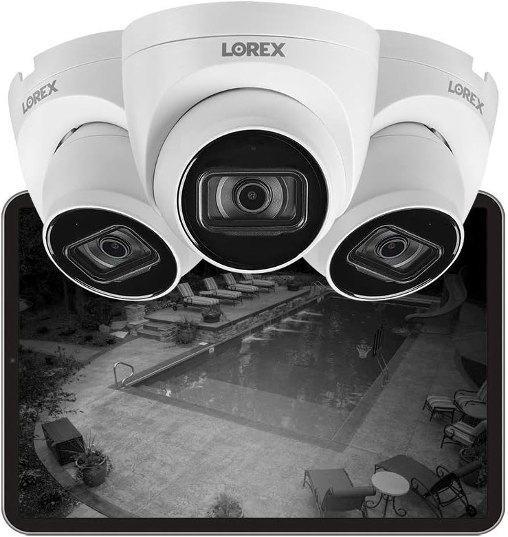 4K Ultra HD PoE Indoor/Outdoor Dome Security Camera F30144
