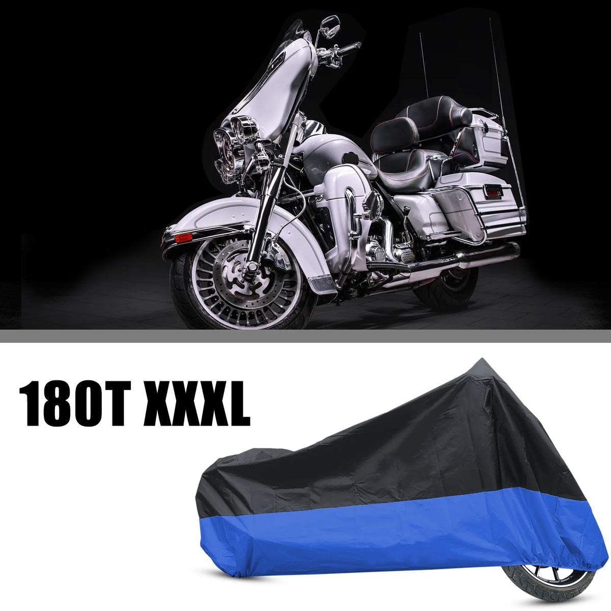Black Motorcycle Cover Size XXXL K478485