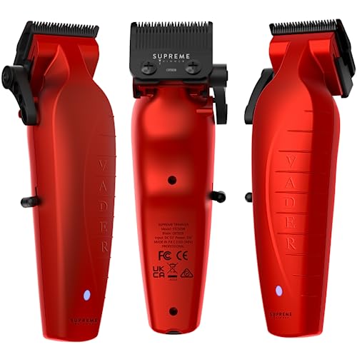 Red Brushless Hair Trimmer with DLC Taper Blade H6190