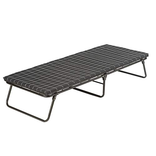 Folding Steel Camp Cot with Mattress Pad U2364