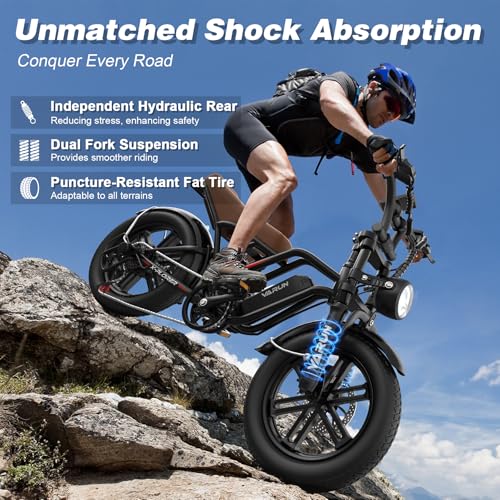 Electric Bike 750W 48V 13Ah Battery 20" Fat Tire F132587