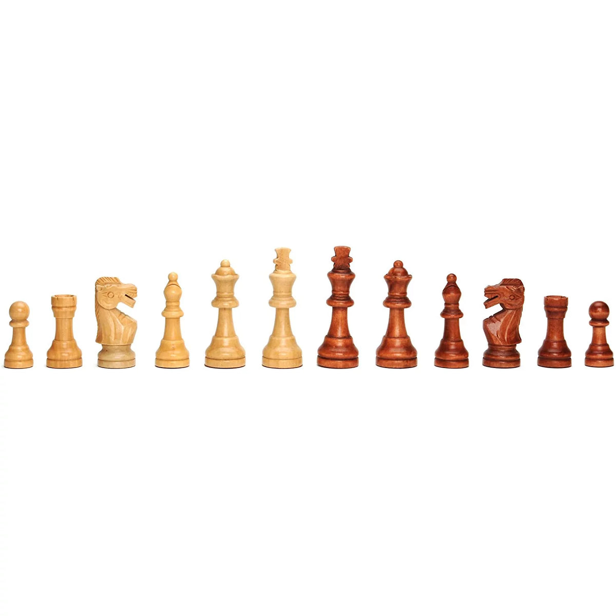15 in. Wood Chess Set with 3.75 in. King P26813