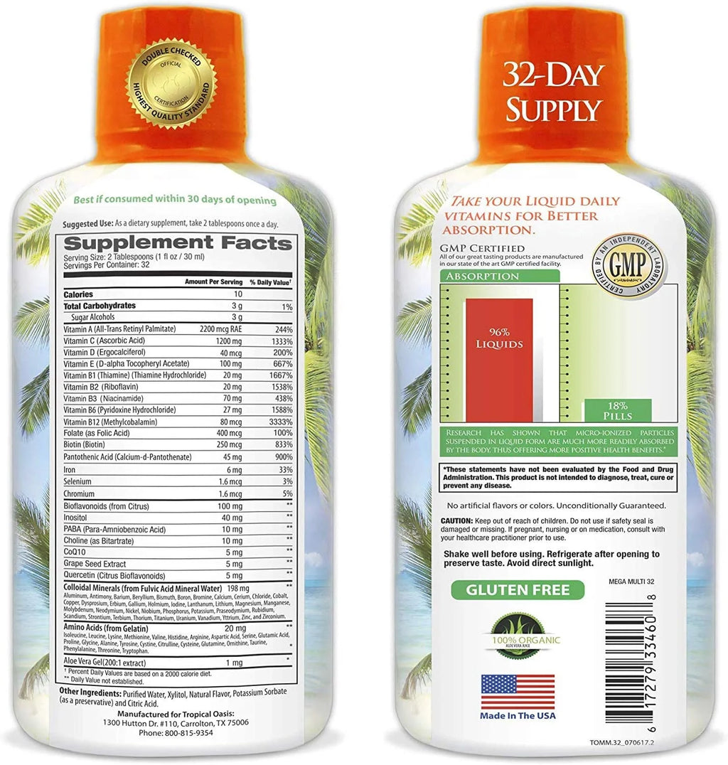 Mega Multi-Vitamin 32 fl oz Liq K5997