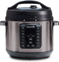 8-Quart Programmable Slow Cooker and Pressure Cooker, Black Stainless V492295
