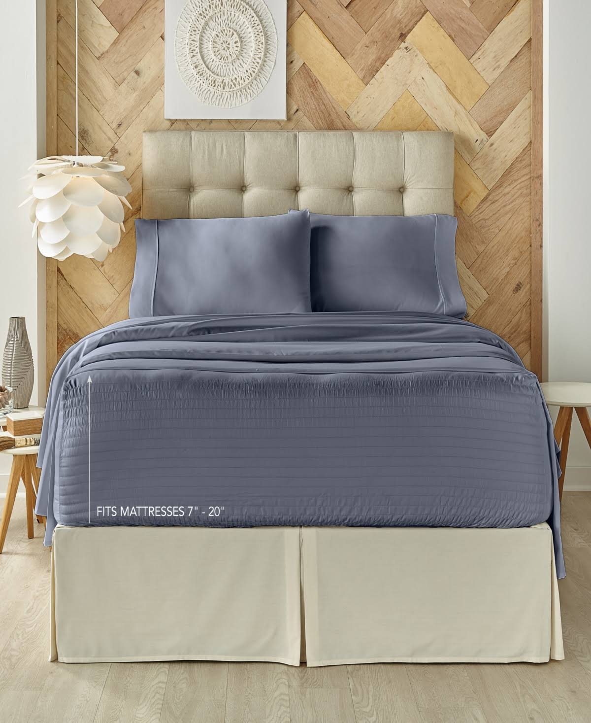 Ivory California King Sheet Set L883