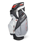 Black/Charcoal/White/Red Cart Bag C727