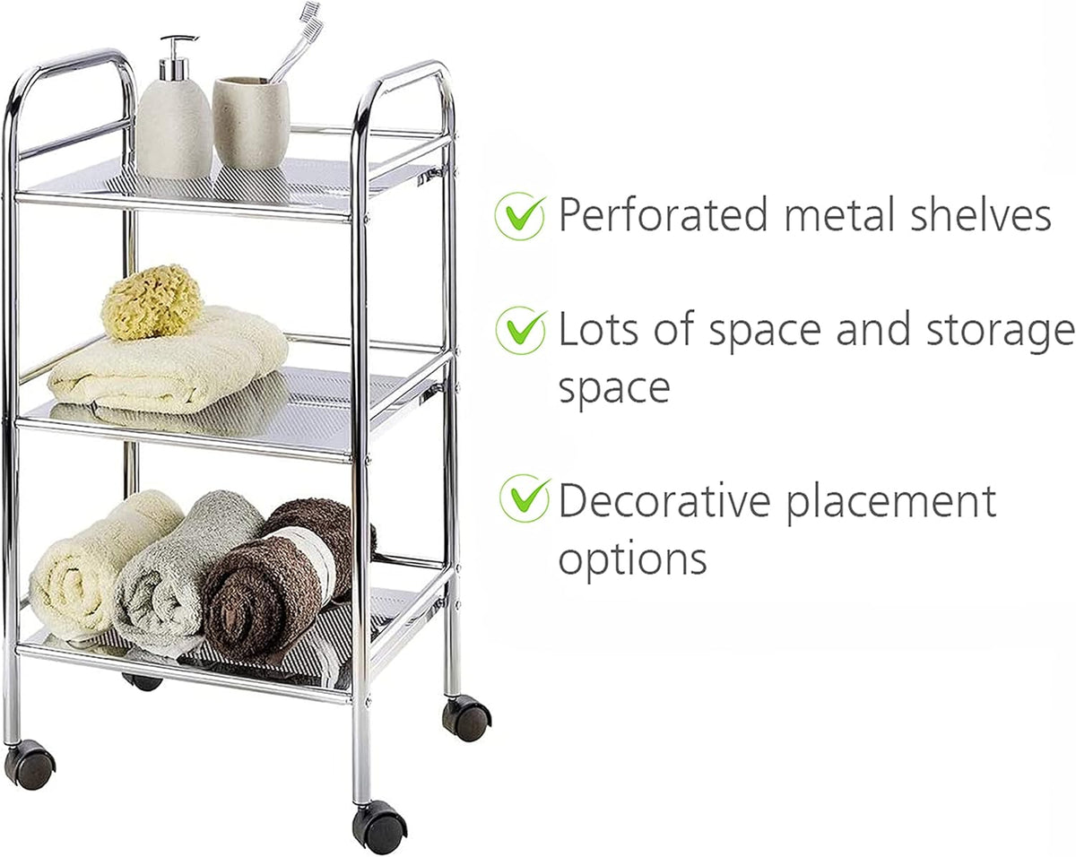3 Tier Rolling Utility Cart A8074