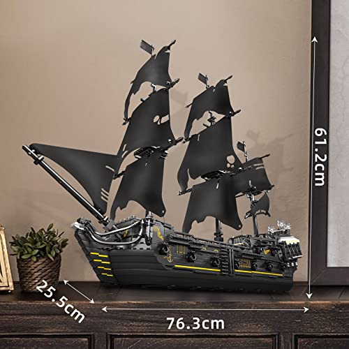 Black Pearl Sailboat Model Building Blocks Set (2868 Pieces) Y9922