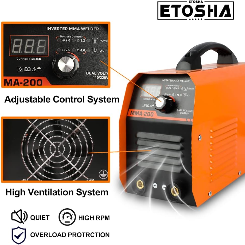 110/220V 200Amp MMA ARC Stick Welding Machine Y72188