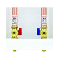 Center-Drain Washing Machine Outlet Box with Hammer Arrestors, 1/2 inch Expansion PEX, White P143931