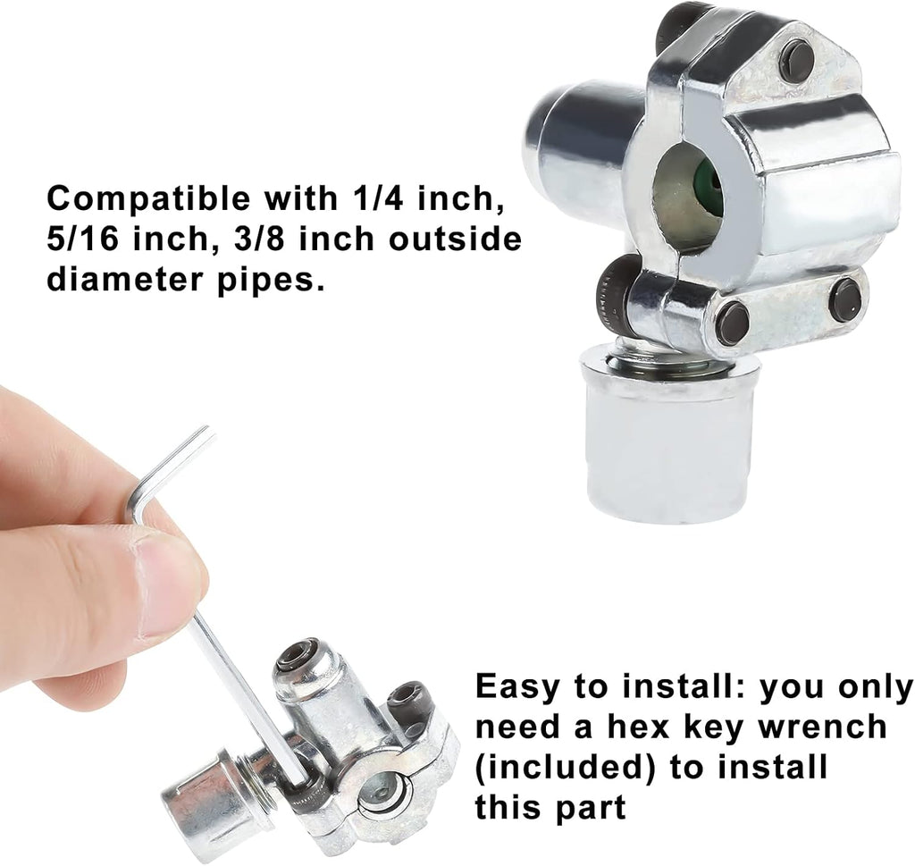Refrigerant Charging Hose Gauge with 3 Pack Bullet Piercing Tap Valve Kit S55061