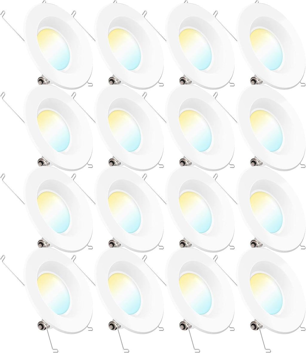 16 Pack 5/6 Inch Dimmable LED Recessed Lighting L182