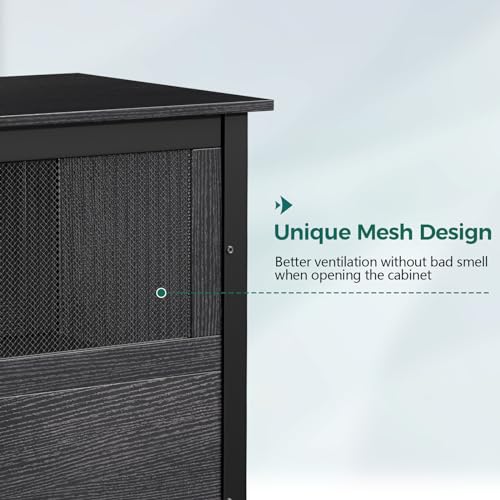 Fish Tank Stand with Cabinet, Metal, 1000LBS P150637