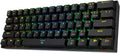 60% Wired RGB Gaming Keyboard, 61 Keys Compact Mechanical Keyboard with Linear Red Switch, White Pack of 2 N99116