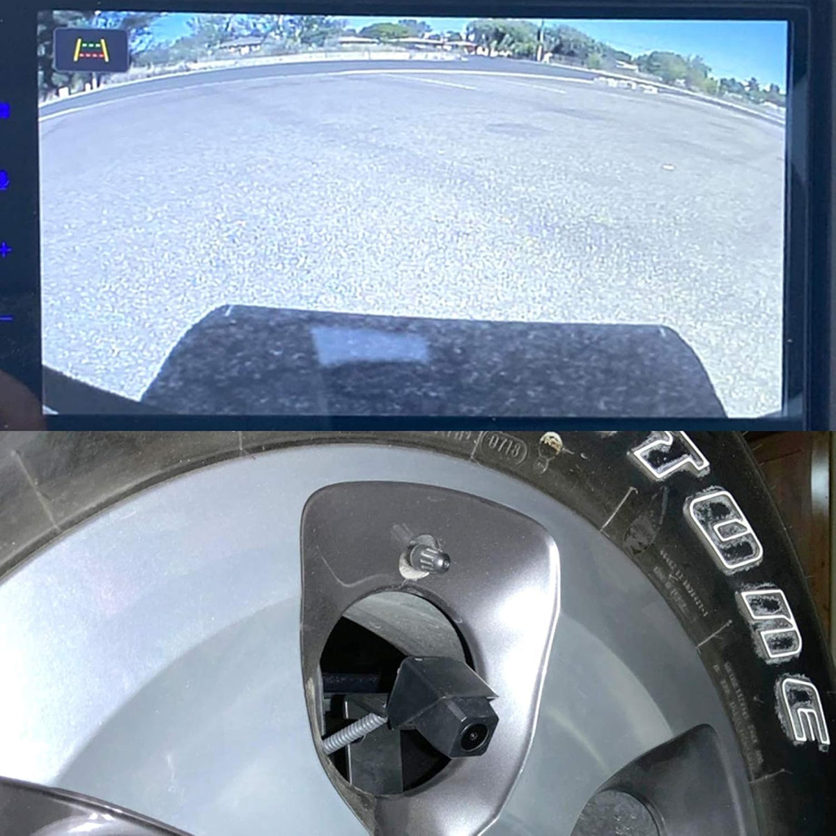 Car Backup Reverse Rear View Spare Tire Mount Camera Q469809