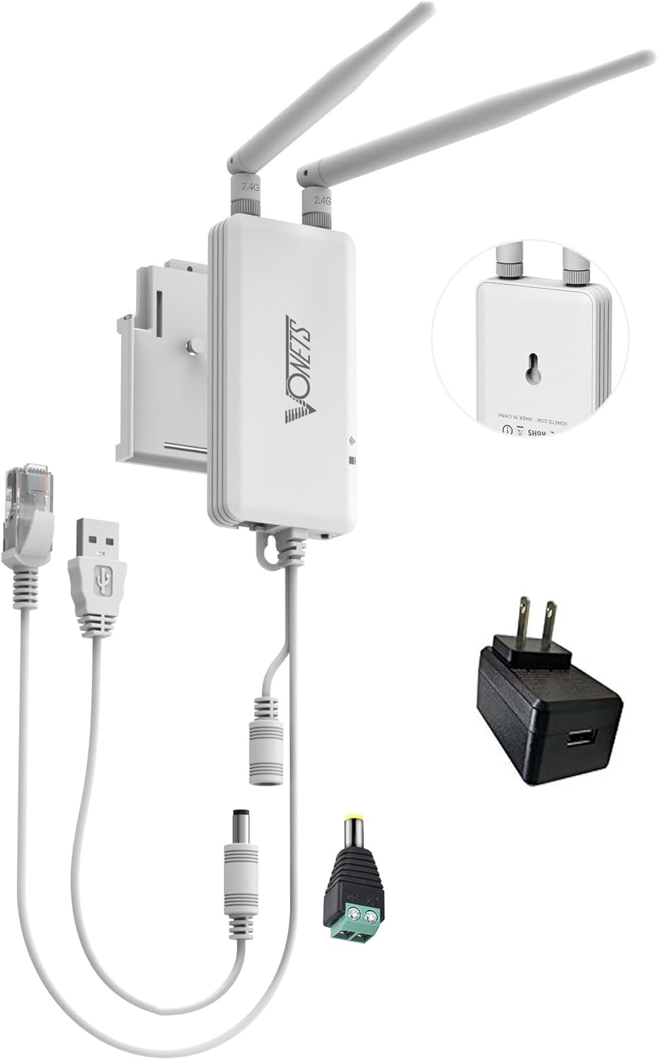 2.4GHz WiFi Bridge Ethernet Wireless Repeater Pack of 2 C8873