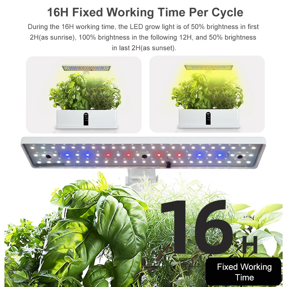 9 Pods Hydroponics Growing System Indoor Garden Kit K3822