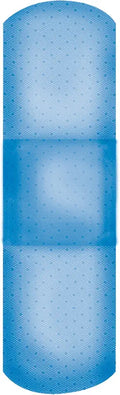 Blue Metal Detectable Adhesive Strips, Sterile, 1" x 3", 1200 per Case A249