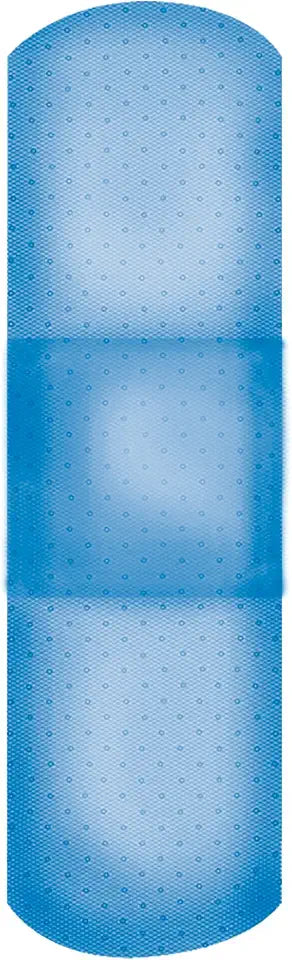 Blue Metal Detectable Adhesive Strips, Sterile, 1" x 3", 1200 per Case A249