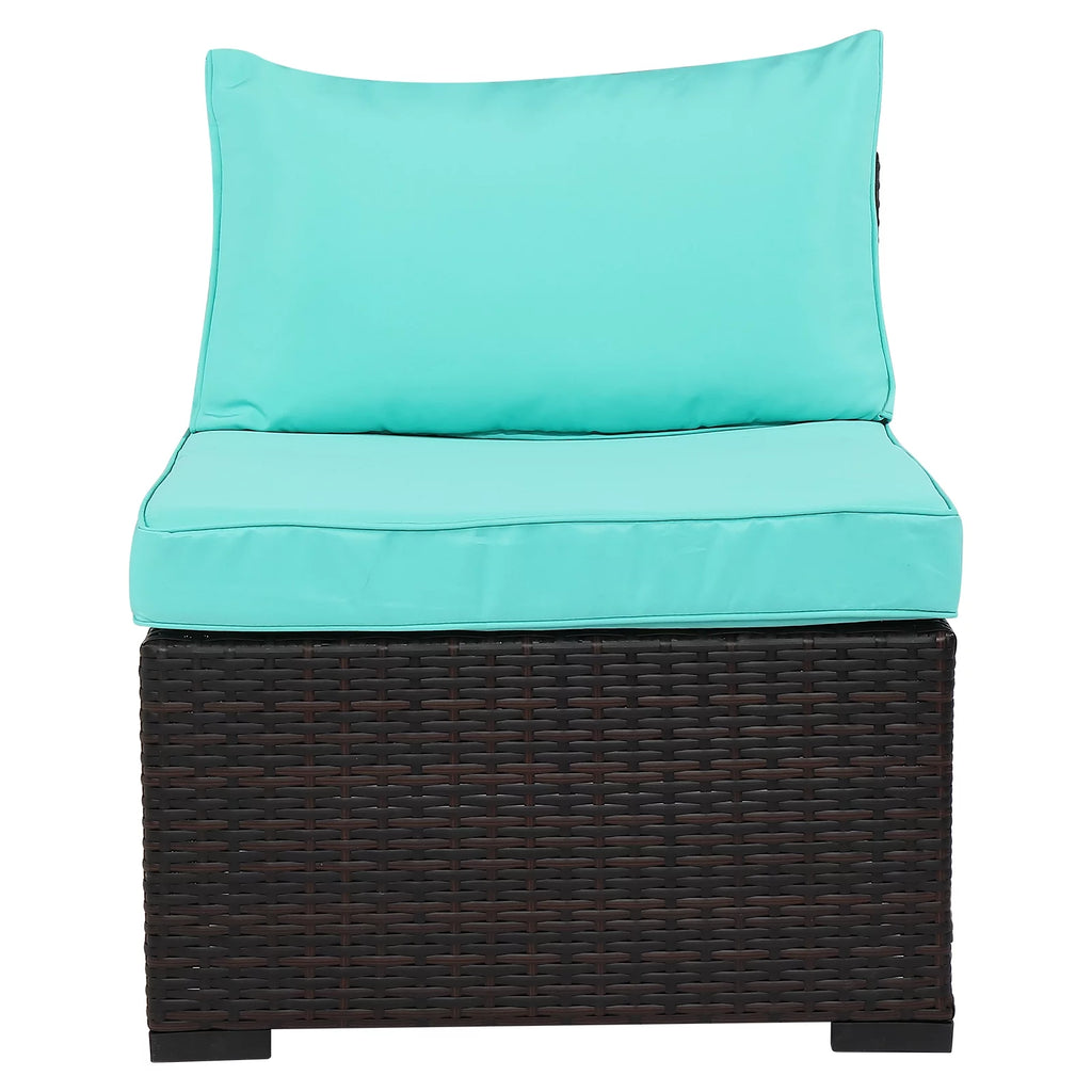 7 Pieces Wicker PE Rattan Sectional Sofa R5264